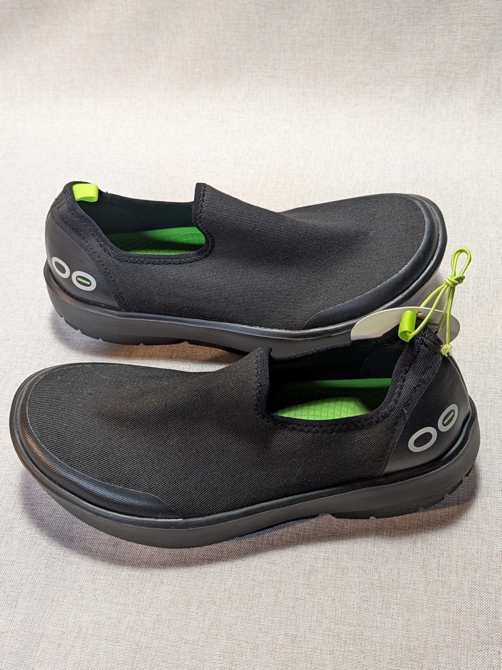 Oofos Oomg Eezee Shoes Size 7 Recovery Comfort Black